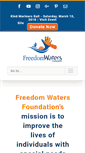 Mobile Screenshot of freedomwatersfoundation.org